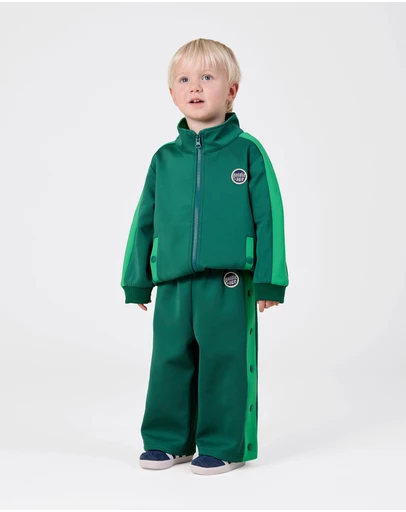 Goldie + Ace - Logo Track Snap Pants - Babies-Kids