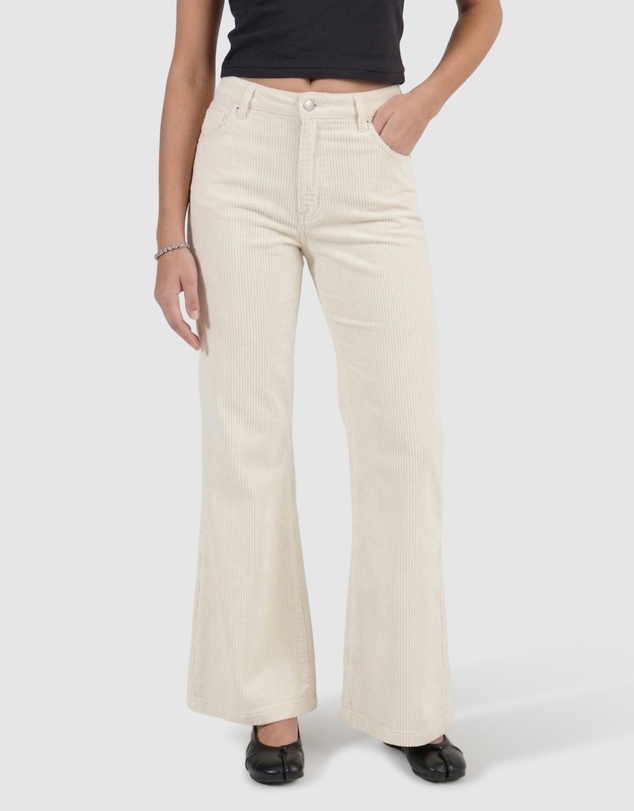 Rolla's - Eastcoast Flare Jean - Ivory Cord
