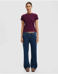 Cotton On - Low Rise Straight Jeans