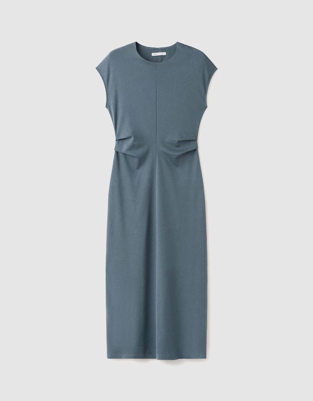 M.N.G - Midi-Dress With Draped Detail