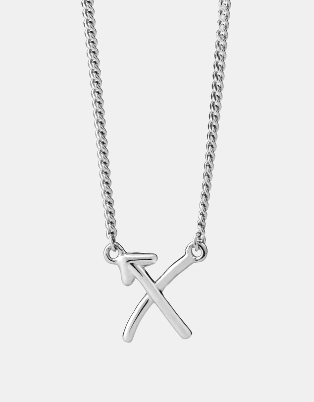 Karen Walker - X Initial Love Letter Necklace
