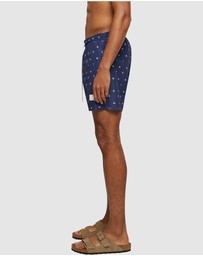 Urban Classics - Pattern Swim Shorts