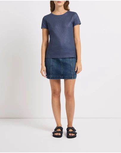 Marcs - Cassandra Rib Foil Tee