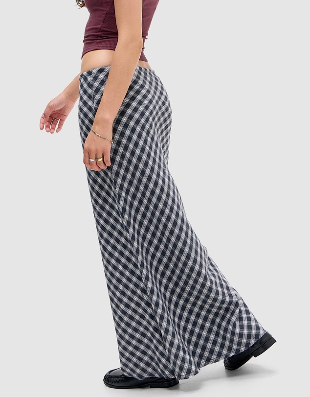 BDG By Urban Outfitters - Check Maxi Skirt