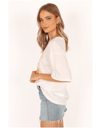 Petal & Pup - Citrus Tee - White