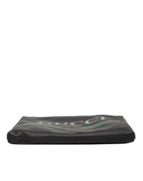 Pre-Loved by Azura Reborn - Pre-Loved Medium Leather Logo Portfolio Clutch