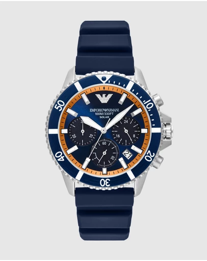 Emporio Armani - Blue Chronograph Watch