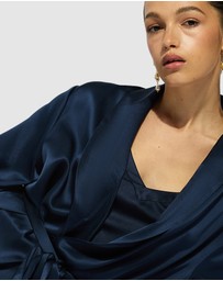 GINIA - Silk Lace Robe