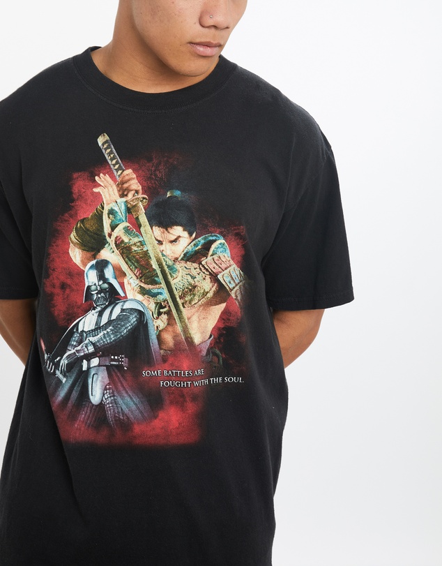 Vintage by The Real Deal - Pre Loved - Vintage Soul Calibur 4 'Darth Vader & Onimusha' Tee