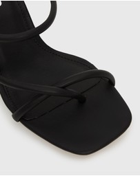 Betts - Shaq High Block Heel Mules