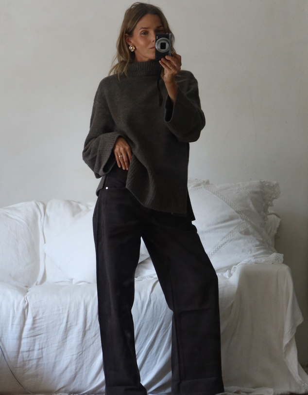 & Other Stories - Oversized Turtleneck Wool Jumper