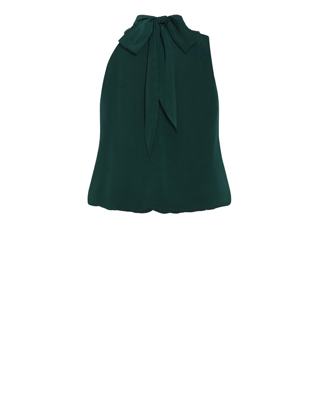 City Chic - Jaylee Sleeveless Neck Tie Top