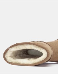EVERAU - Australian Shepherd Ugg Short Classic Sheepskin Upper UGG Boots