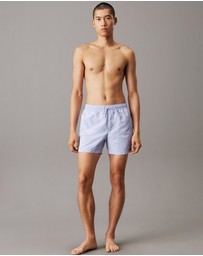 Calvin Klein - Logo Embroidery Medium Drawstring Swim Shorts