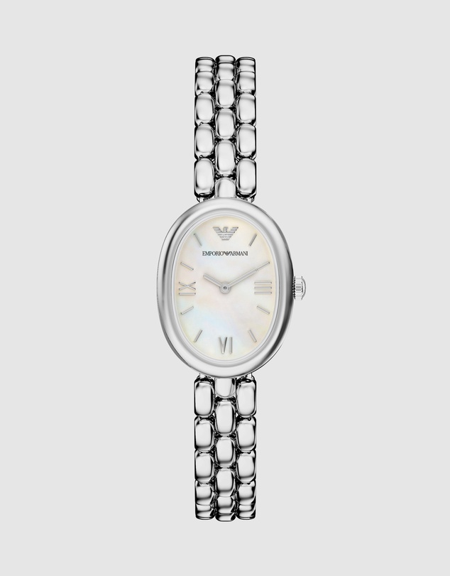 Emporio Armani - Silver Tone Analogue Watch