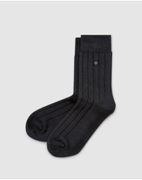 Sockdaily - Snow & Raven 2 Pack Quarter Socks