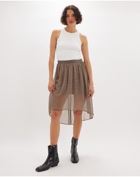 Amelius - Brisa Hi-Low Sheer Skirt
