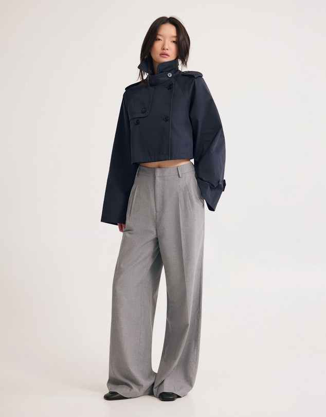 Oxford - Annalise Crop Trench Jacket