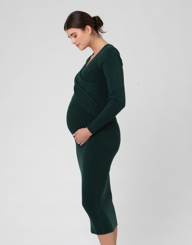 Ripe Maternity - Heidi Nursing Knit Dress