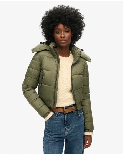 Superdry - Crop Hooded Fuji