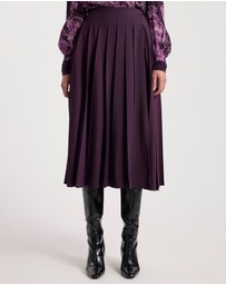 David Lawrence - Effie Pleat Midi Skirt
