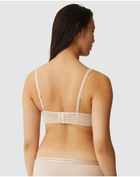 Naturana - Seamless Wirefree Bra With Mesh