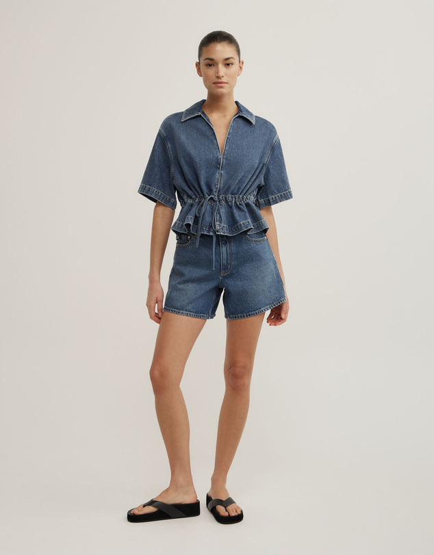Witchery - Bow Denim Shirt