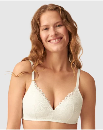 Naturana - The Friday Wirefree Recycled Lace Bra