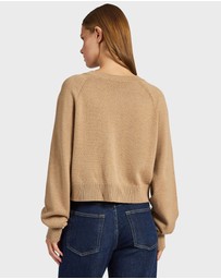 Academy Brand - Flora Crew Knit Cardigan