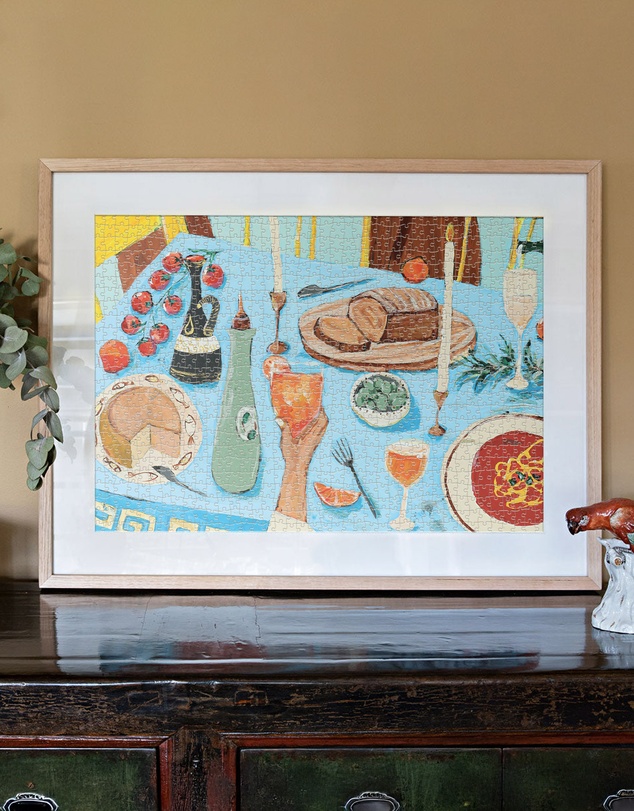Journey Of Something - 1000 Piece Puzzle - Feast on the Sunlit Terrace