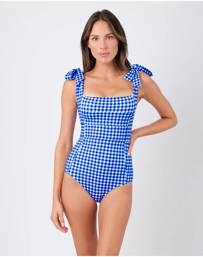 UNE PIECE - Classic Square Neck One Piece Swimsuit