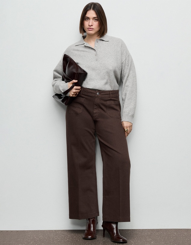 M.N.G - Wide-Leg Jeans With Pockets