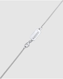 Kuzzoi - ICONIC EXCLUSIVE - Necklace Mens Coin Cross Pendant Trend in 925 Sterling Silver