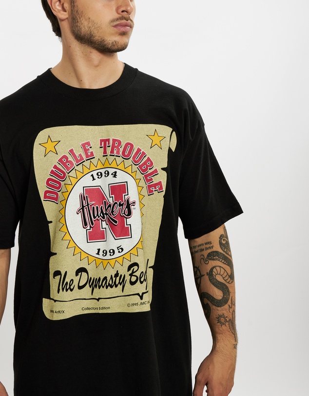 Vintage by The Real Deal - Pre Loved - 1995 NCAA Nebraska Huskers Tee