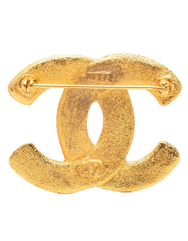 Pre-Loved by Azura Reborn - Pre-Loved Gold Plated CC Brooch