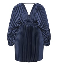 City Chic - Chloe Pleat Mini Dress
