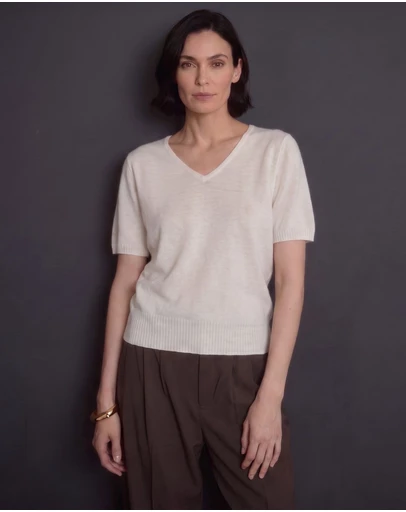 SILK MAGNOLIA - Cashmere Silk T-shirt