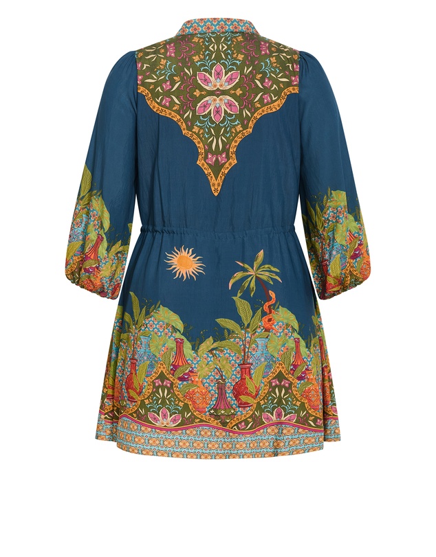 City Chic - Fools Paradise Print Mini Dress