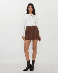 Lost in Lunar  - Artia Mini Skirt