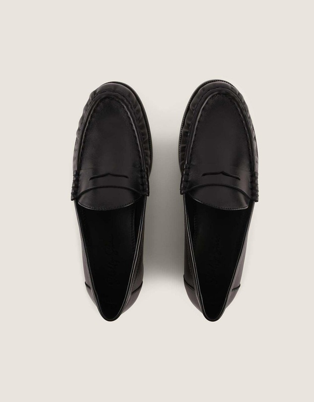 Shelly Shen - Loudi Loafers Black Leather