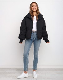 Petal & Pup - Edric Puffer Jacket - Black
