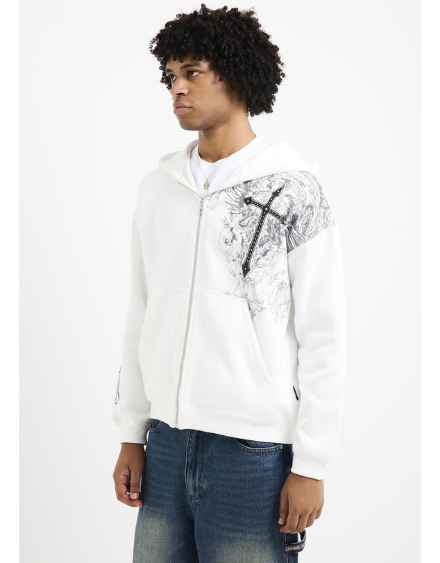 Standard - Crucifix Zip Hoodie