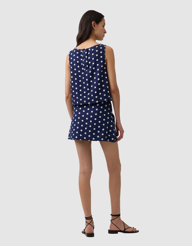 GAP - Mid Rise Linen Skort