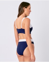 UNE PIECE - Textured Original Bustier Balconette Bralette Bikini Top