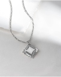 Wanderlust + Co - Ravioli Silver Necklace