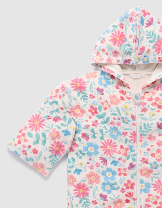 Purebaby - Hooded Towelling Swim Robe - Kids-Babies