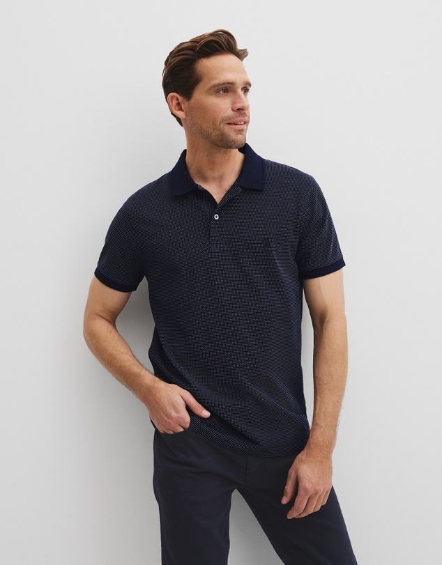 Country Road - Cotton Jacquard Polo