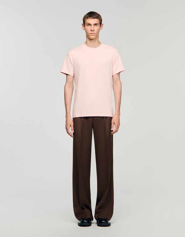 Sandro - Single Coeur Tee Shirt