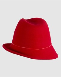 Max Alexander - Felt Red Trilby Hat