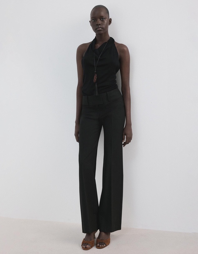 M.N.G - Halter-Neck Lyocell Top